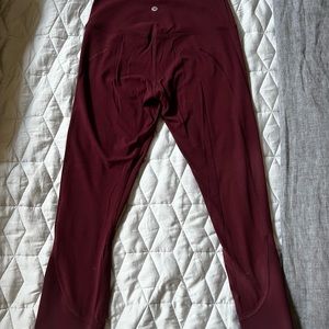 Lululemon Align Scalloped Hem High Rise 25”